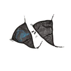 Electric Blue Mesh Kayak Deck Cover - Secure Tankwell Cargo Organizer