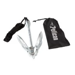 Pelican 3 Lb Folding Anchor Kit - Rust-Resistant Galvanized Steel