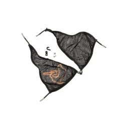 Orange Mesh Kayak Deck Cover - High-Visibility Tankwell Gear Organizer