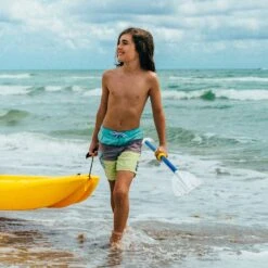 Pelican Sport Solo Kids Kayak Combo (Set of 2) with Paddles -Pelican Sport Store Combo Solo Jaune Bleu Poignee LS2