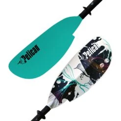 Pelican Sport Symbiosa Adjustable Fiberglass Kayak Paddle - 230-240 cm 12 Pelican Sport Symbiosa Adjustable Fiberglass Kayak Paddle - 230-240 cm -Pelican Sport Store Symbiosa recreational kayak paddle 230 240 cm 90.5 94.4 turquoise graphic