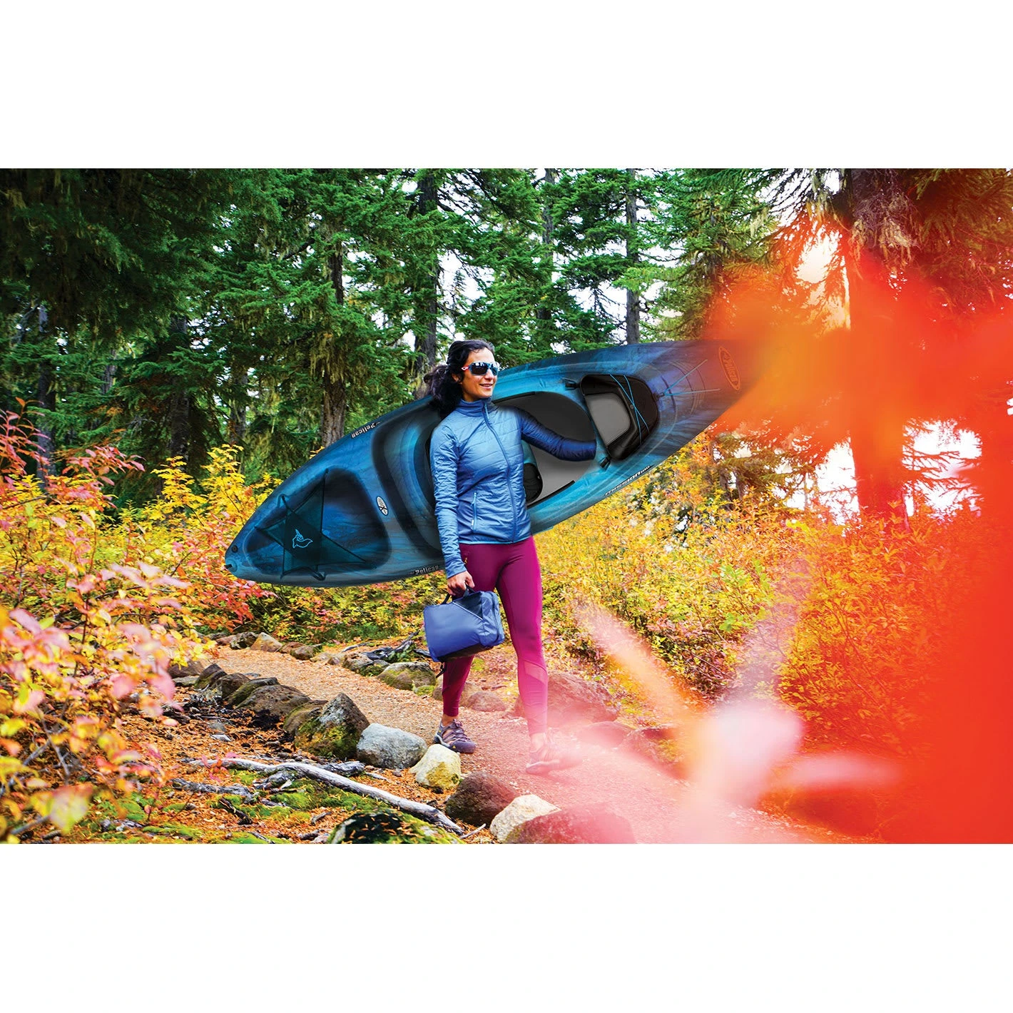 Pelican Sport Mission 100 Recreational Kayak Bundle with Poseidon Paddle 4 Pelican Sport Mission 100 Recreational Kayak Bundle with Poseidon Paddle - Image 4