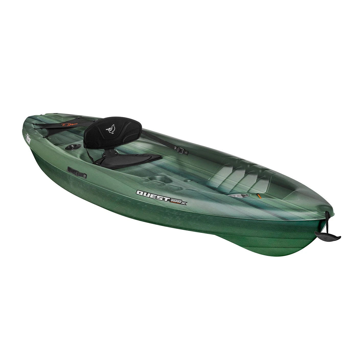 Quest 100X Angler Kayak - 10ft Lightweight Sit-On-Top Fishing Kayak 1 Quest 100X Angler Kayak - 10ft Lightweight Sit-On-Top Fishing Kayak